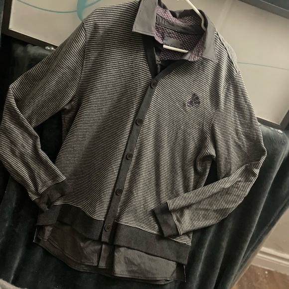 ✨👕BLUE GURU CARDIGAN 2IN1 SWEATER👕✨ - Picture 3 of 9